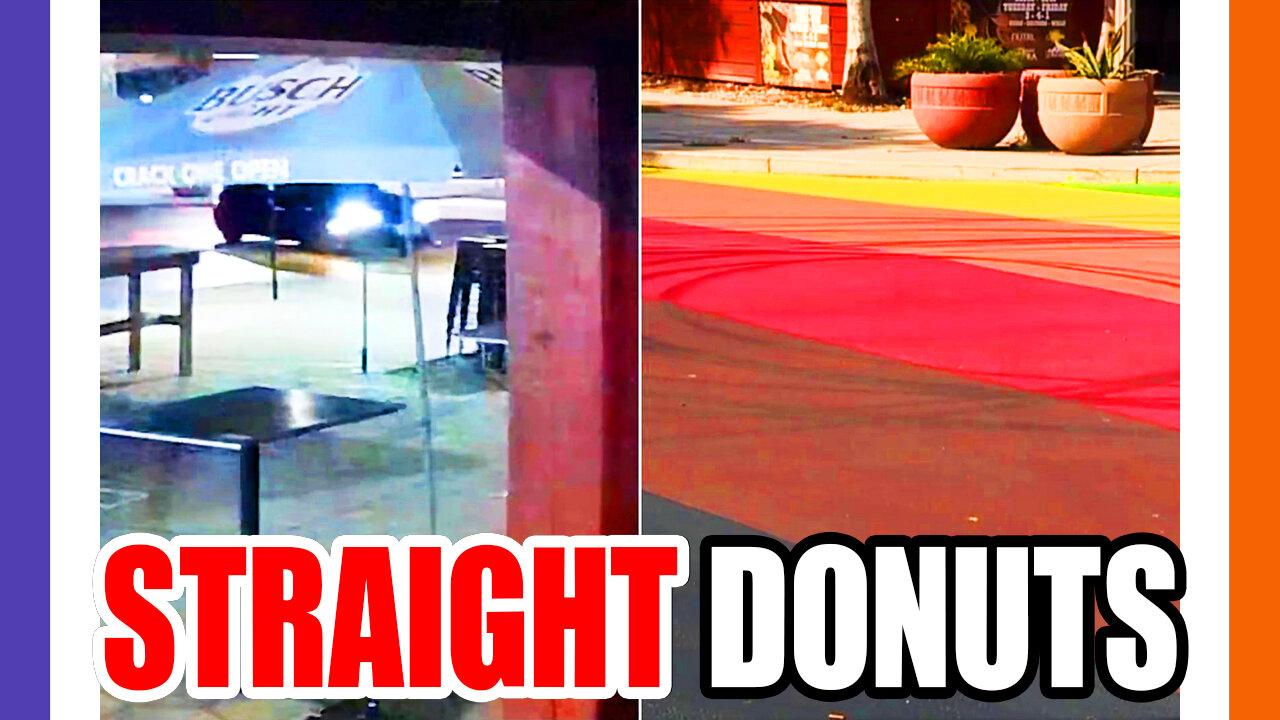 Police Seeking Man Who Did Donuts On Rainbow Paint