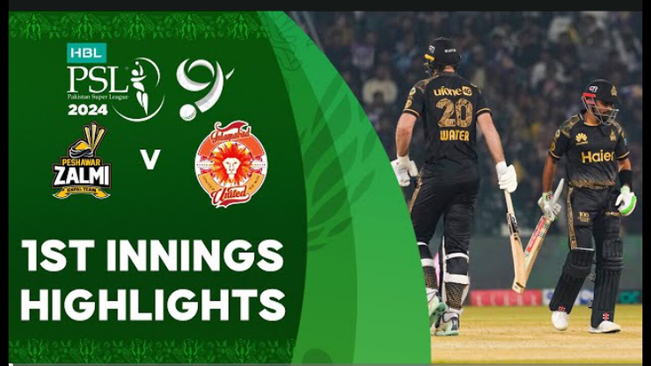 1st Innings Highlights | Peshawar Zalmi vs Islamabad United | Match 13 | HBL PSL 9 | M1Z2U