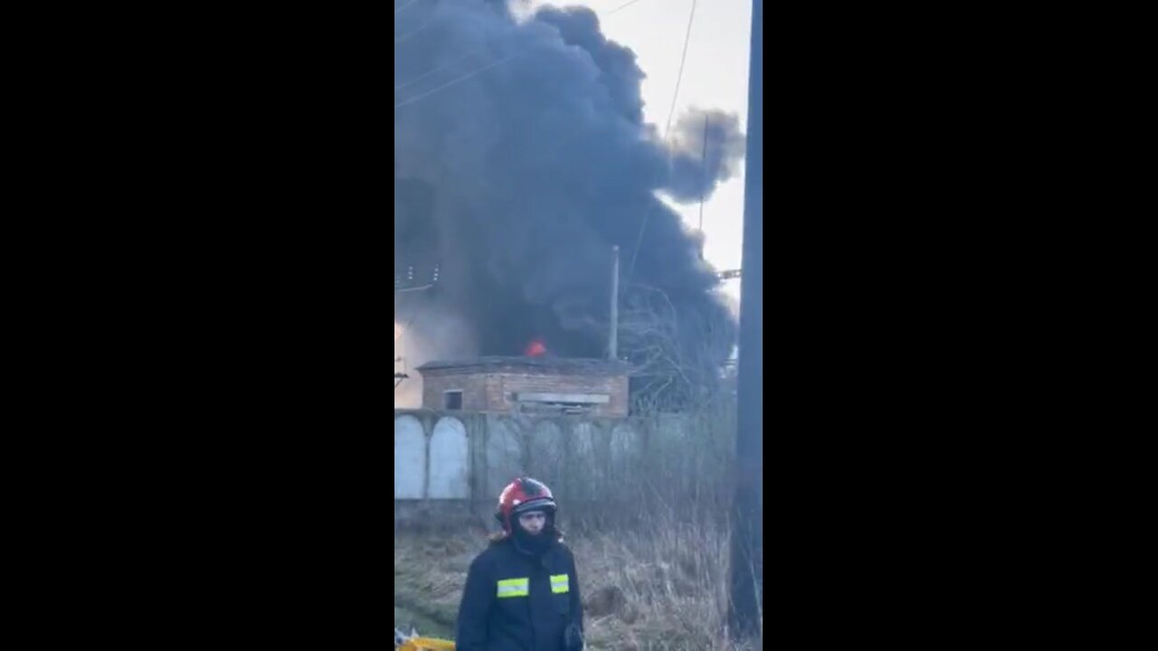 Destruction of Krasnoye railway junction in the Lvov region