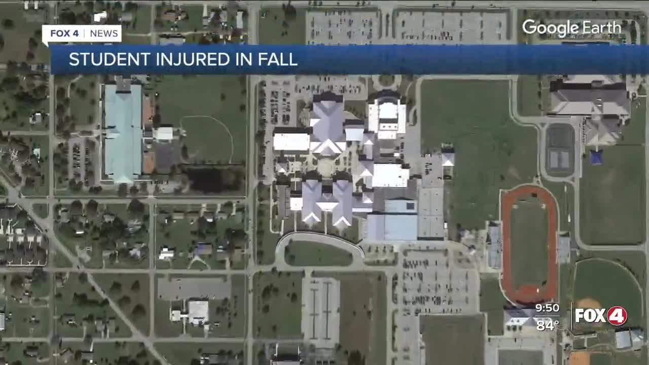 Charlotte County teen gets taken to hospital after falling on school grounds