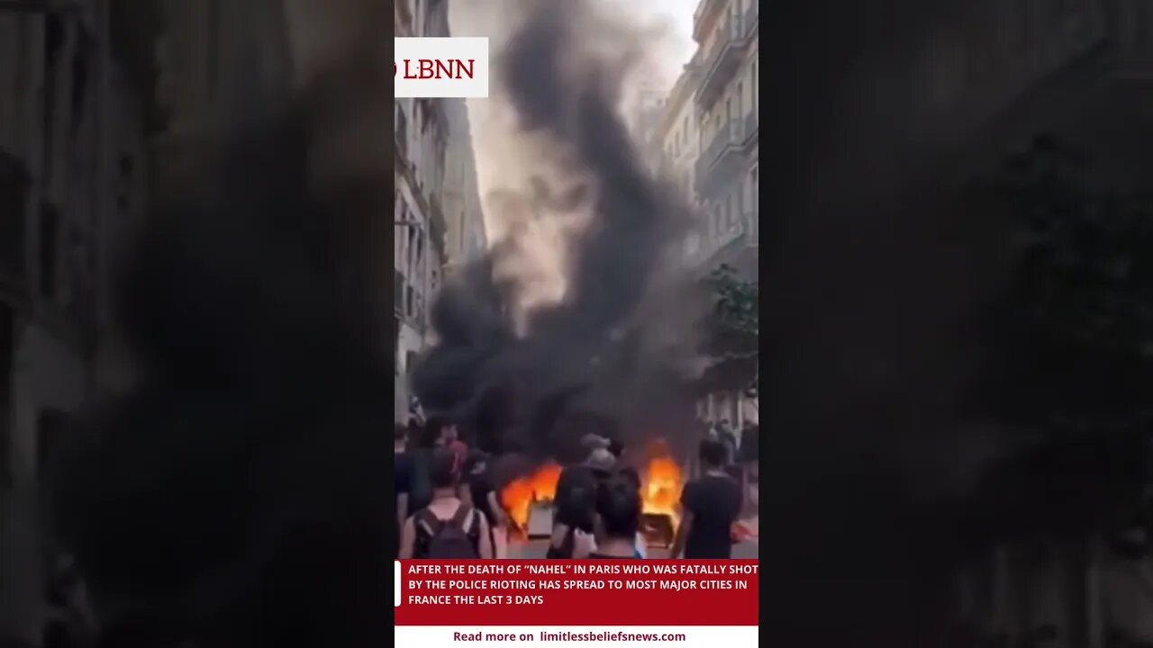 FRANCE PROTEST EXPLODE ALL OVER THE COUNTRY AFTER POLICE MURDER TEENAGER #france #protest #riot