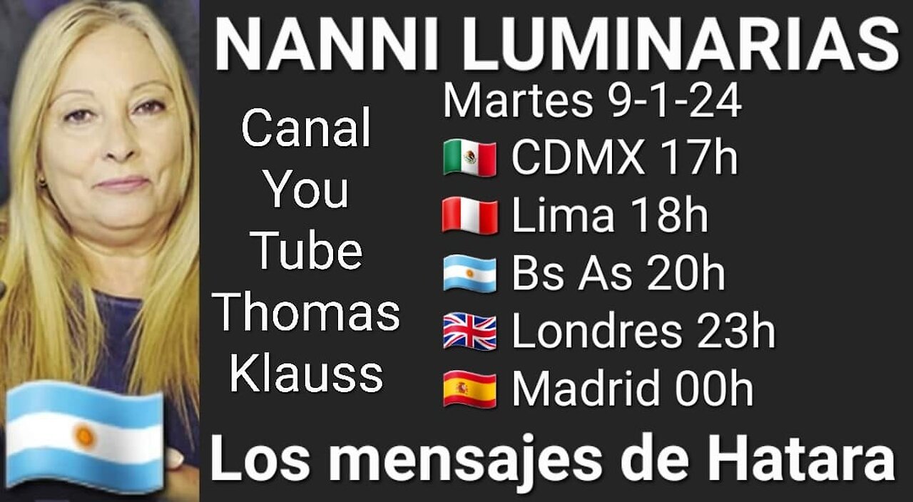 Mensajes de Hatara // Nanni Luminarias 🇦🇷 @ministeriodelodesconocido (10-1-24)