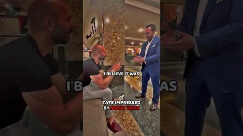 Andrew Tate gets TRICKED by Magician🤣