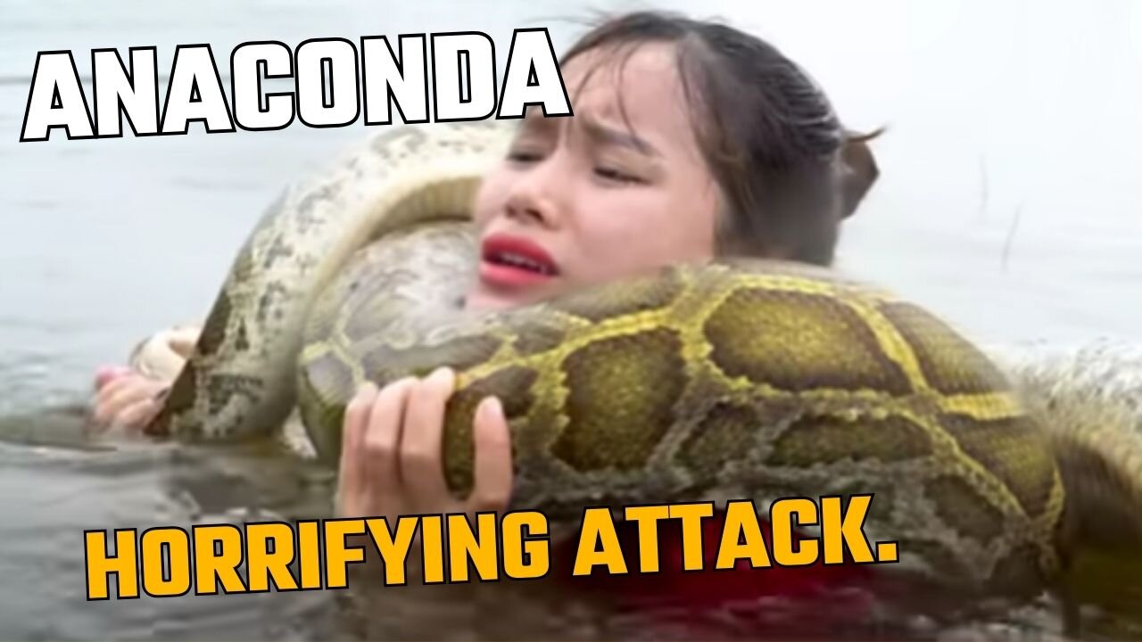 Anaconda. Horrifying attack.