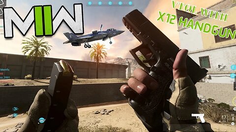 Dropping a VTOL with X12 Handgun | MWII