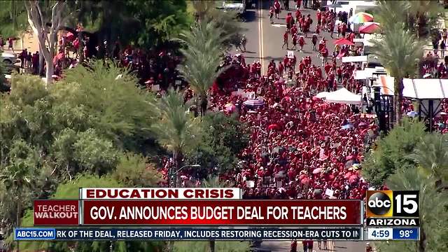 Arizona Education Association responds to Governor Ducey's budget deal announcement