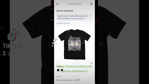 divine feminine shirt check out my merch store online 🧿😇💗🌻👑