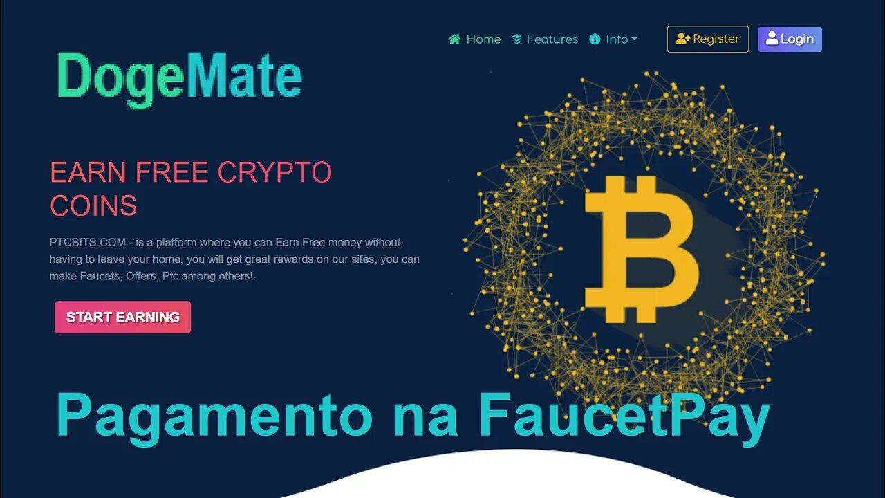 💥Faucet DogeMate pagando muto rápido na FaucetPay💥