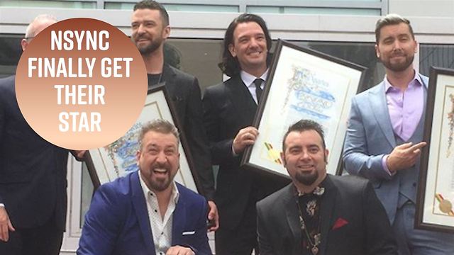 Nsync reunite for Walk of Fame Star ceremony