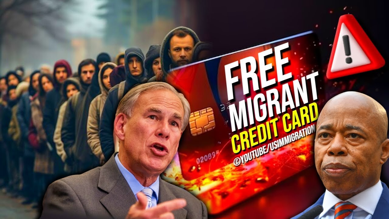 It Begins… Texas slams NYC💥Free Pre-paid Credit Cards to Migrants. Texas & NYC Migrant Crisis