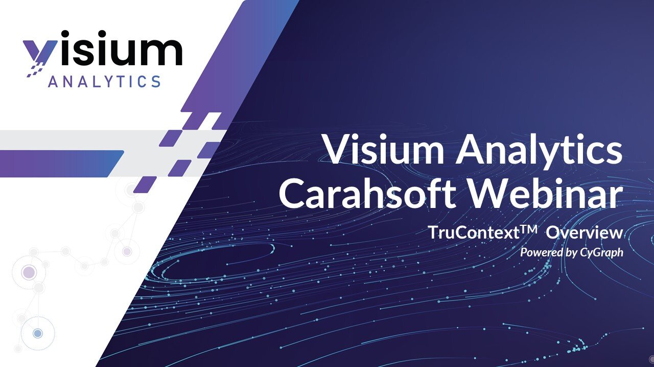 Visium Carahsoft Webinar 22 Feb 2022