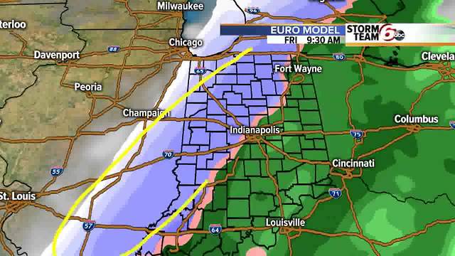 Accumulating snow is possible this weekend, but how much is all over the place