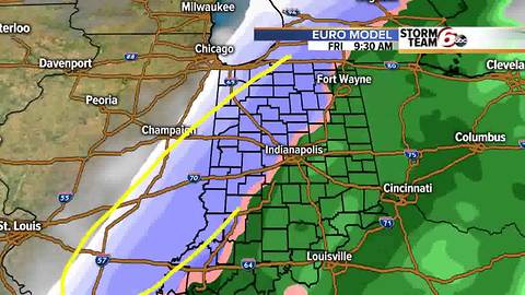 Accumulating snow is possible this weekend, but how much is all over the place