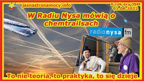 W Radiu Nysa mówią o chemtrailsach To nie teoria, to praktyka, to się dzieje