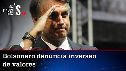 Bolsonaro faz desafio aos esquerdistas: "Visitem área do crime vestidos de polícia"