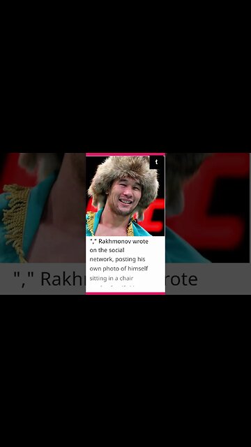 Shavkat Rakhmonov's attack elicited a response from Khamzat Chimaev. #short