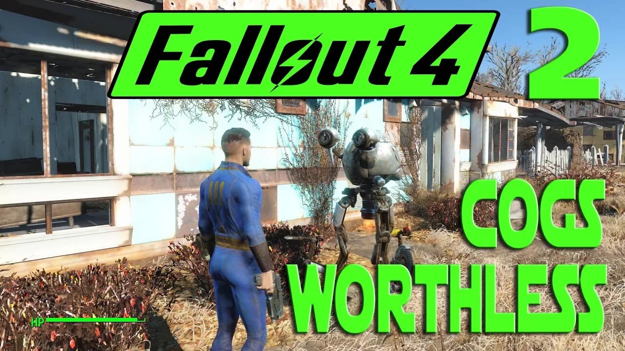 Let's Play Fallout 4 no mods ep 2 - This Cogsworth Guy Is Really Annoying