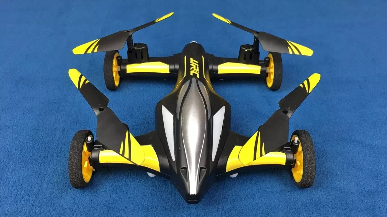 JJRC H23 Flying Car Drone Quadcopter Unboxing, Indoor Maiden Flight, and Review