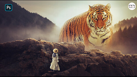 Big Tiger Photo Manipulation