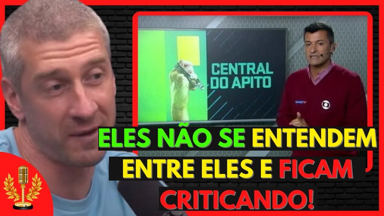 CENTRAL DO APITO DA GLOBO CORNETANDO ÁRBITROS - FLOW SPORT CLUB | Cortes News Podcast [OFICIAL]