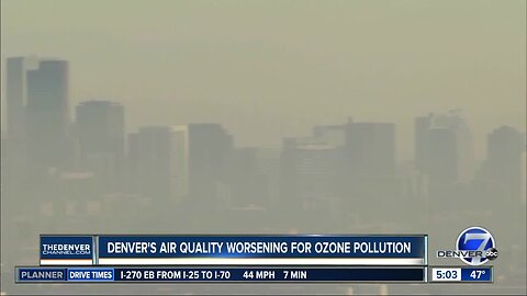 Denver's air quality worsening for ozone pollution