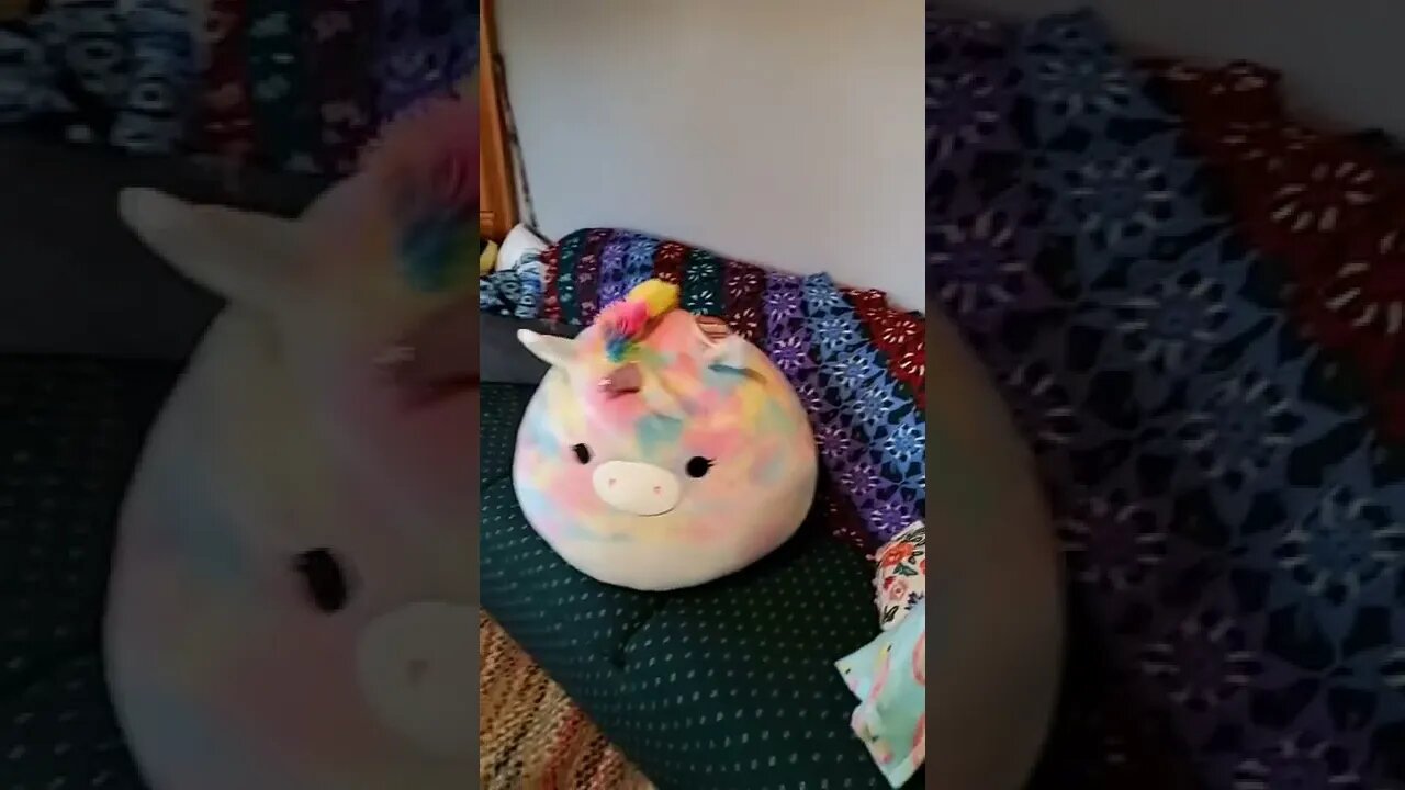 omg I love that blanket, did you make it? Video By justacoupleofrats #Shorts