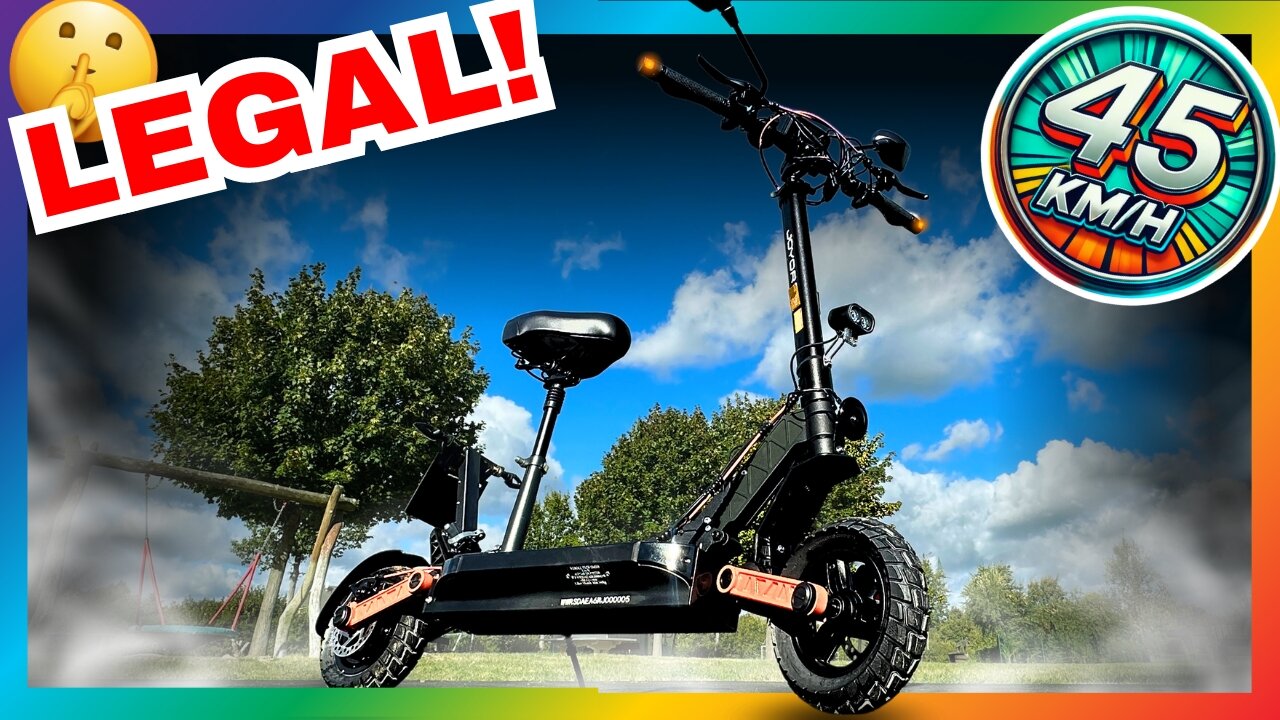 Joyor S8E „E-Scooter“ oder E-Roller? 🤔 Wie wird aus 20 km/h plötzlich ein 45 km/h Flitzer? ⚡🛴