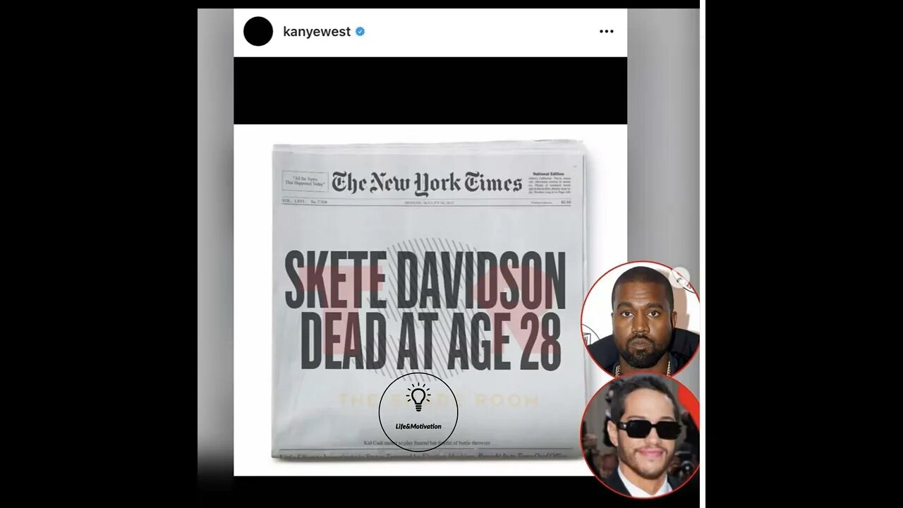 Kanye West Roasts Pete Davidson After Kim Kardashian Dumped Him 😱 & Diss Kid Cudi