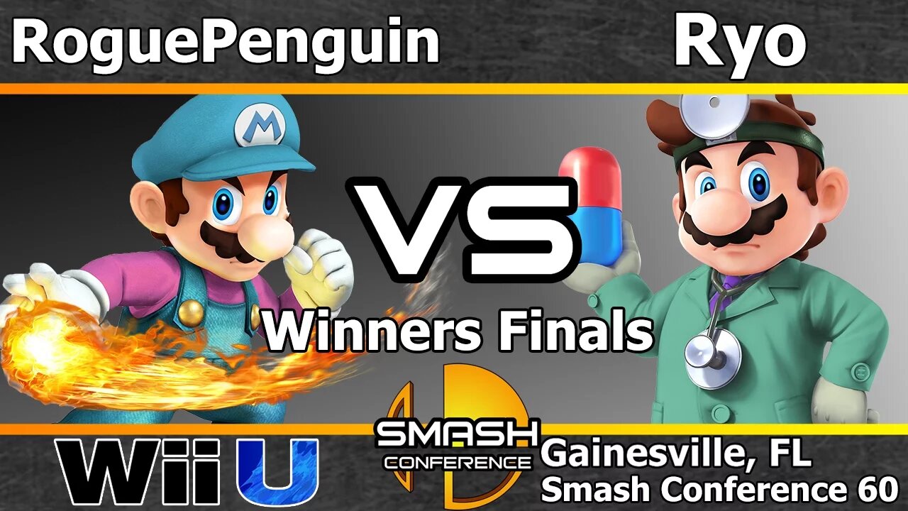 RoguePenguin (Mario) vs. MVG|Ryo (Bowser, Ganon, & Roy) - Winners Finals - SC60