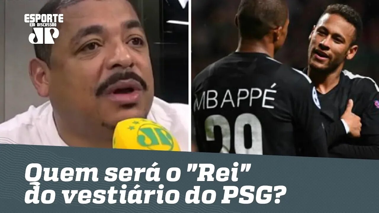 E o vestiário do PSG? VAMPETA projeta relação Neymar x Mbappé