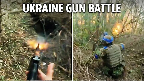 Ukrainian Call of Duty-style video shows fierce gun battles as soldiers storm Russian positions