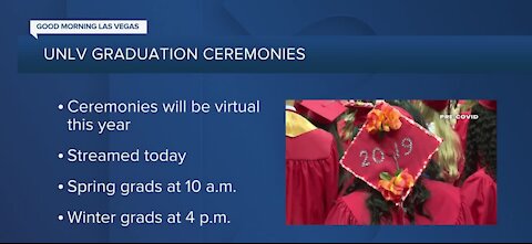 UNLV hosts two virtual graudation ceremonies today