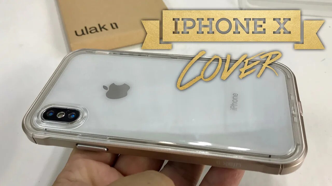 iPhone X Hybrid Frame Bumper and Clear TPU Case by ULAK Review