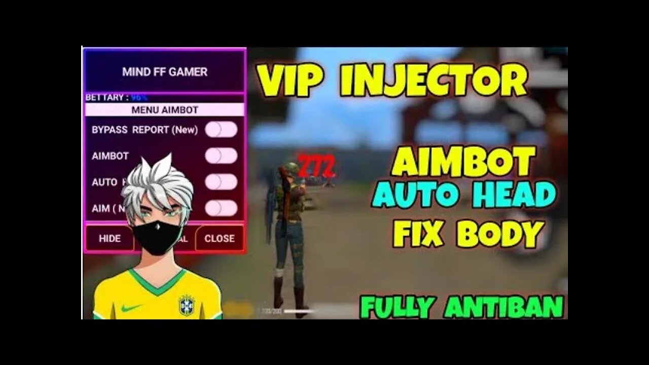 💯 Auto Headshot Hack‼️ New Injector FF || Free Fire Esp Name Mod Menu Injector Hack #OB33