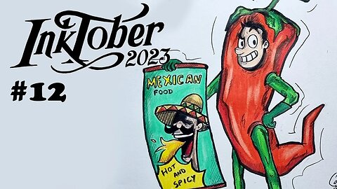 Picante! Homem Pimenta para o Inktober 2023