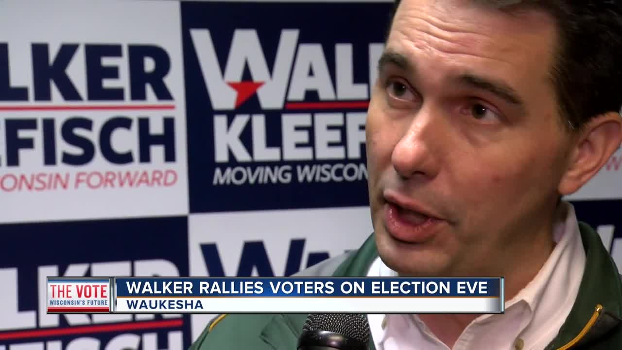 Republicans hold one last campaign rally in Waukesha