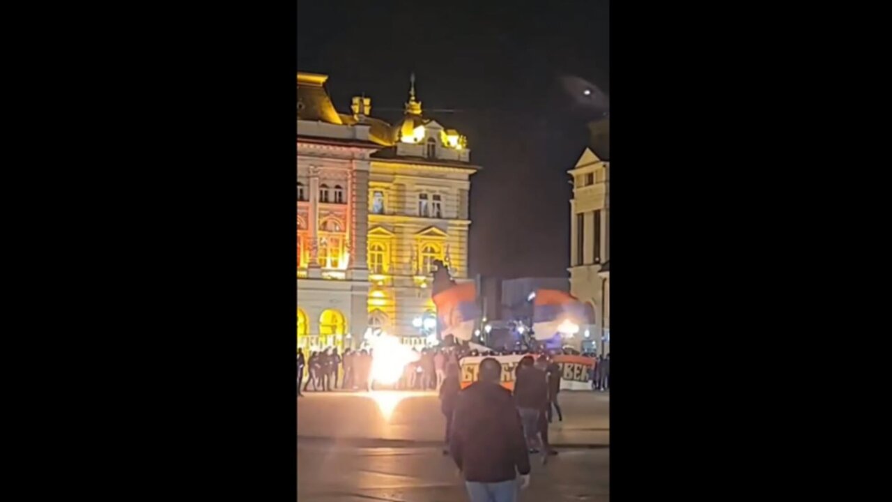 Serbia, Novi Sad: "Serbia, Russia... We don´t need EU"