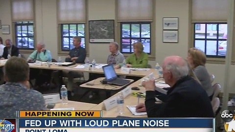 Fed up with loud plane noise