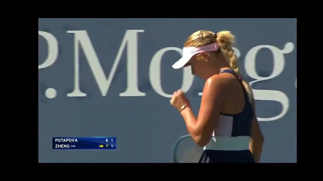 In the 2022 US Open, Zheng Qinwen won the match $ 38