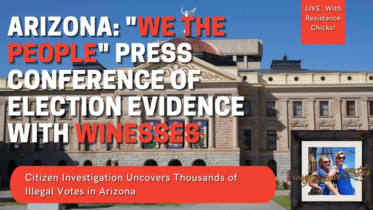 🔴 LIVE: Arizona "We The People" - Press Conference at AZ State Capitol With Witnesses 12/30/20