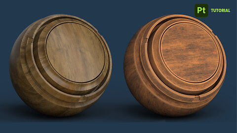 How to make two types of wood materials in Substance Painter