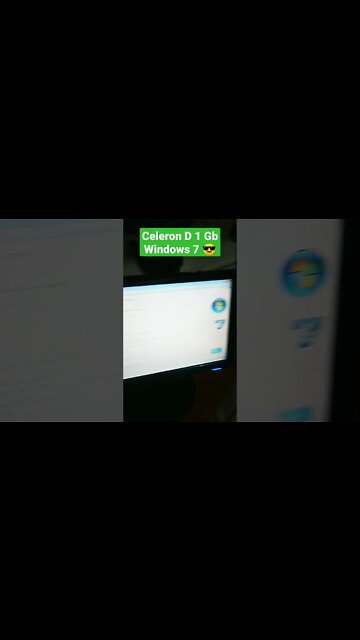 Celeron D 1Gb memória. Windows 7 😎