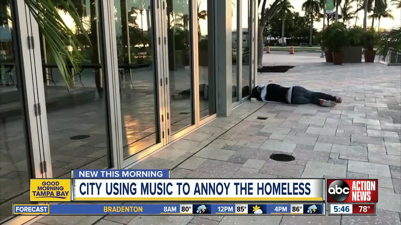 Florida city hopes 'Baby Shark' song will drive homeless from park