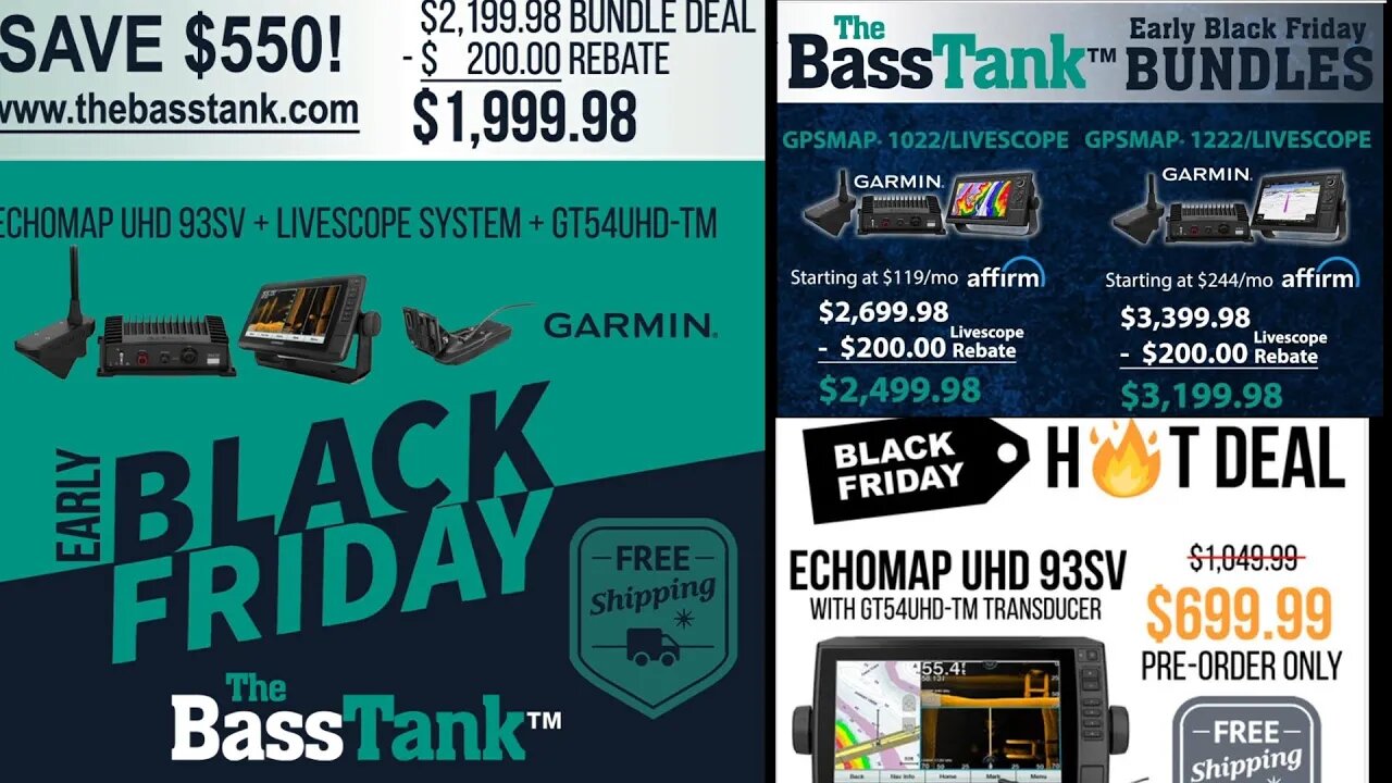 Best Fish Finder Black Friday Deals pt. 1