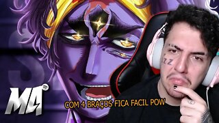 Shiva (Shuumatsu no Valkyrie) - Deus Da Destruição | M4rkim | @M4rkim | Léo Muriel React