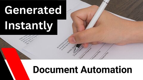 Generate Business Documents INSTANTLY with this Automation