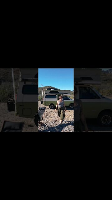 Jolene is our little boo thang 🤩 #campervan #travel #vanlife #fulltimetravel #overlanding #mexico