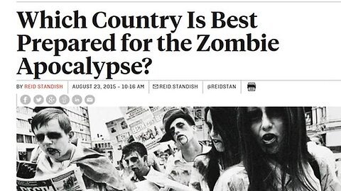 2 Minutes On Government Plans For A Zombie Apocalypse (from 2017)