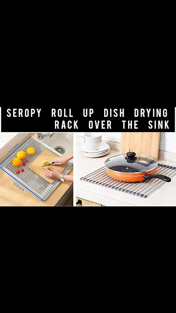 Expandable dish drying rack |amazon kitchen finds| new arrivals|susantha 11 | #Shorts