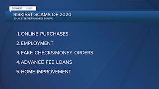 BBB releases list of riskiest scams of 2020